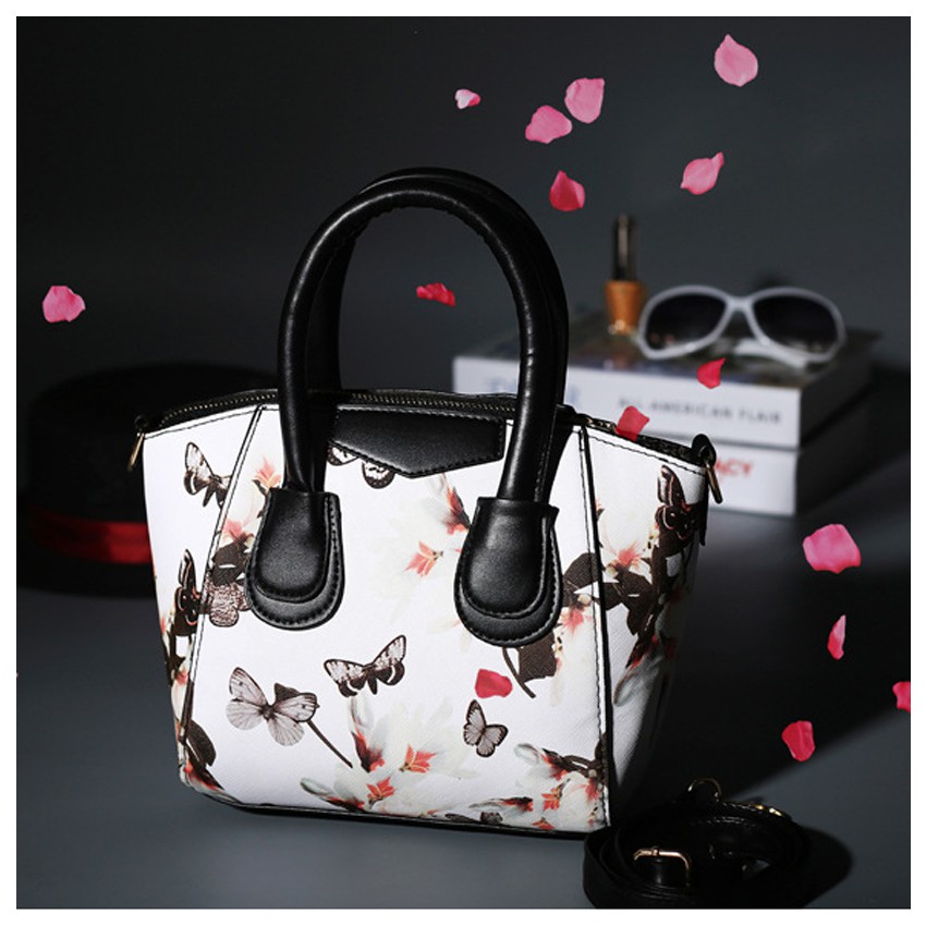 KW80153 Stylish Butterfly Sling Bag White