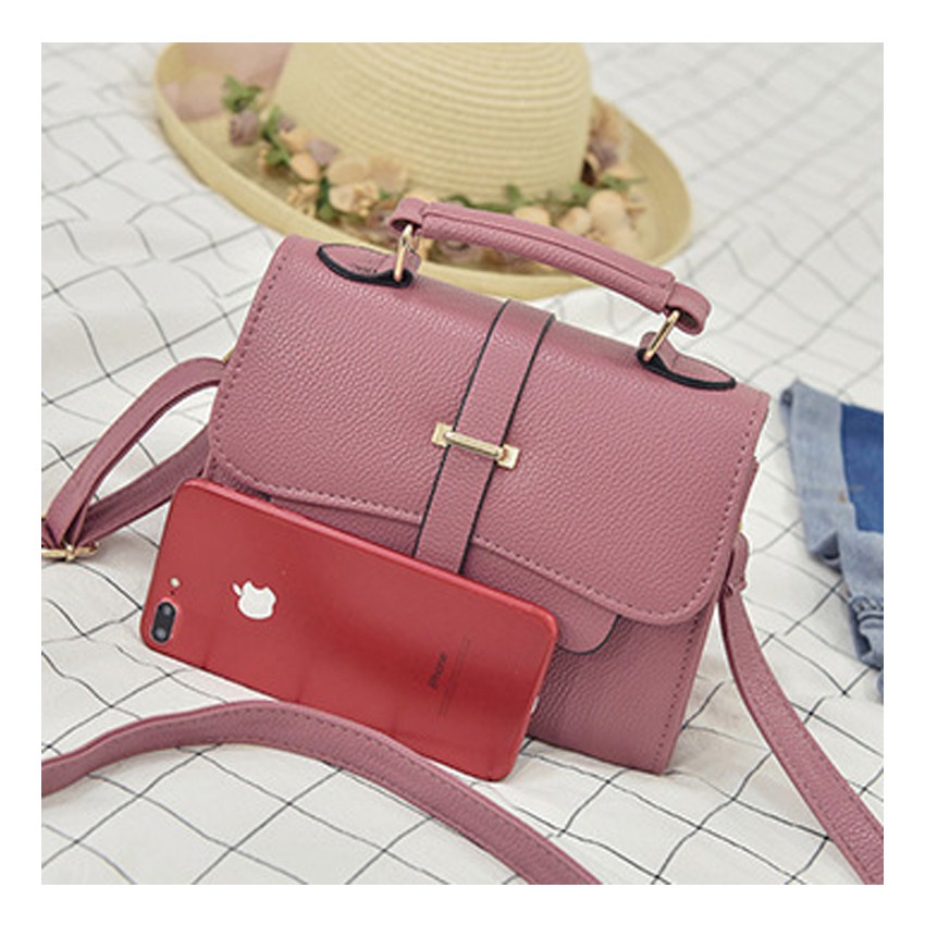 KW80154 Women Sling Bag Dark Pink