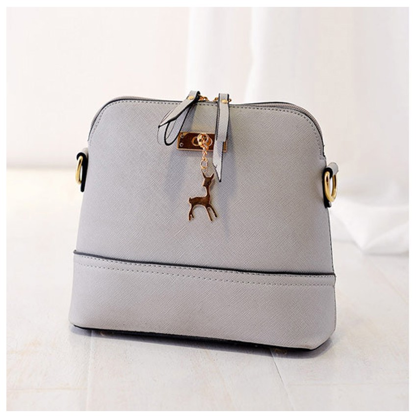 KW80174 Stylish Shoulder Bag Light Grey