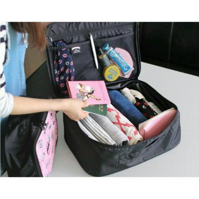 KW80188 Trendy Luggage Waterproof Bag Pink