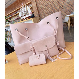 RD90015 Women Tassel Bag Pink