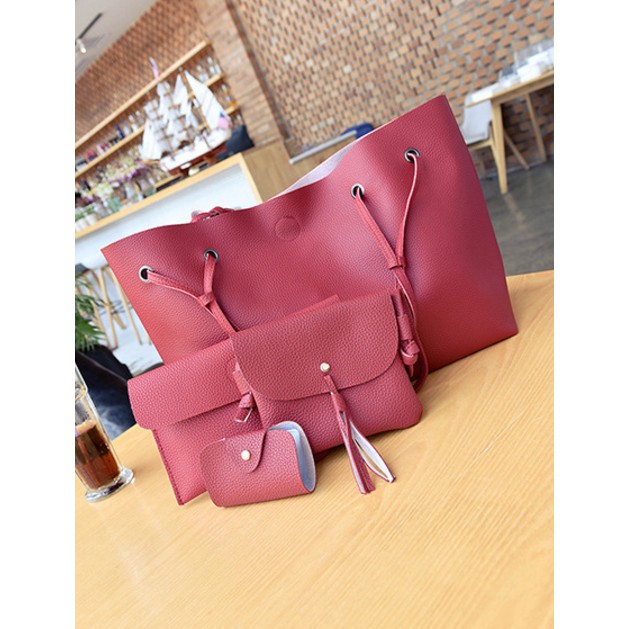 RD90015 Women Tassel Bag Red