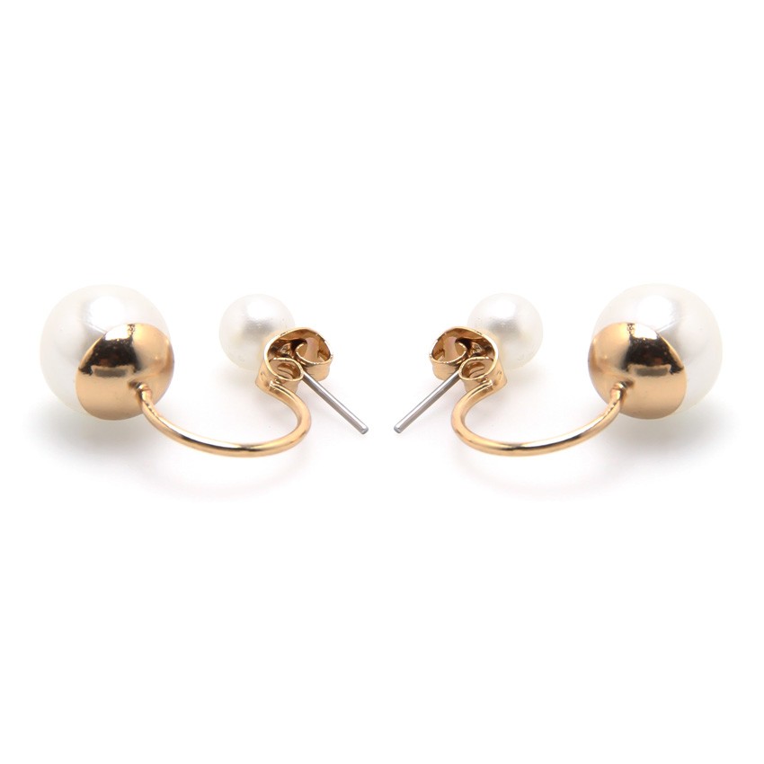 RD90023 Women Elegant Pearl Earring White 