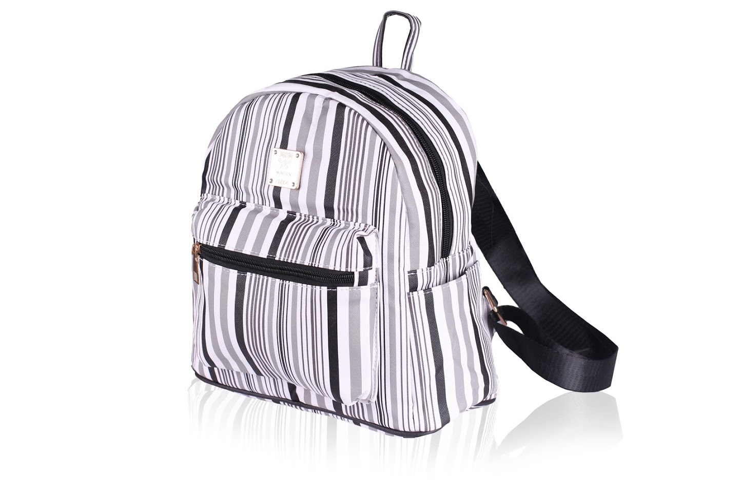 QA-269 Casual Backpack Zebra Print