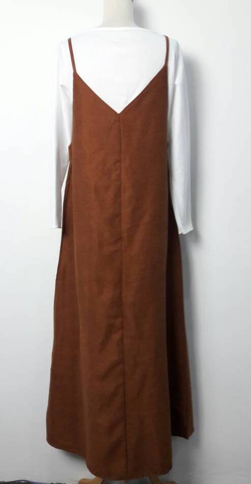 JW5023 Slit Dress & Top Set Brown