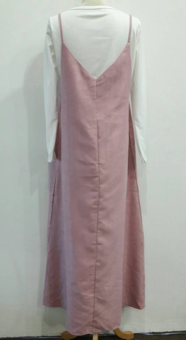 JW5023 Slit Dress & Top Set Pink