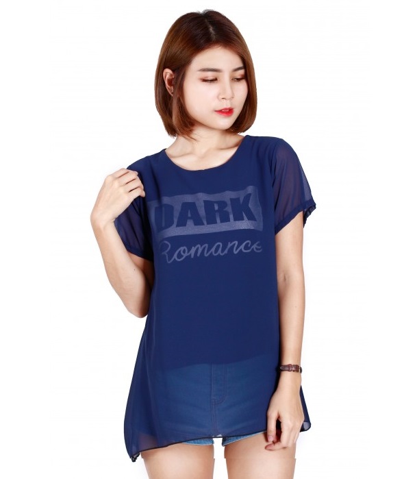 QA-209 Pretty Women Top Blue