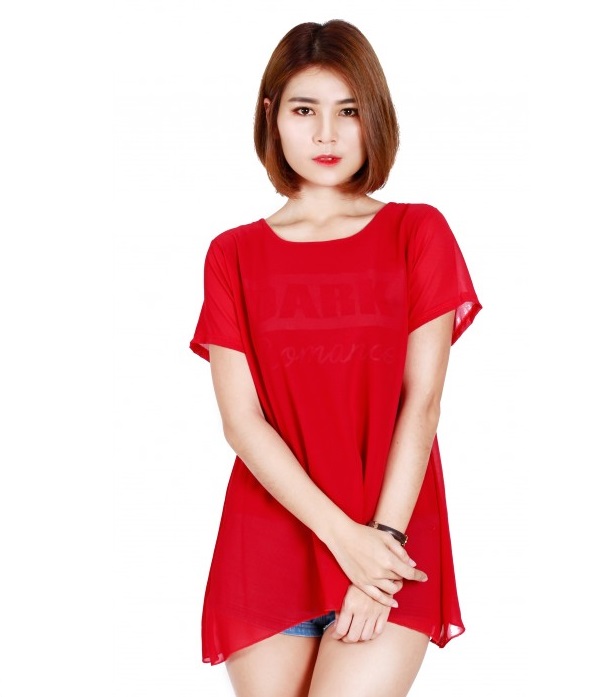 QA-209 Pretty Women Top Red