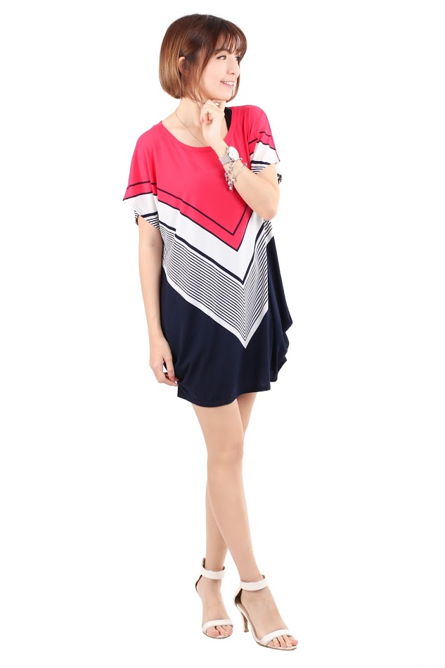 QA-218 Ladies Trendy Top Pink