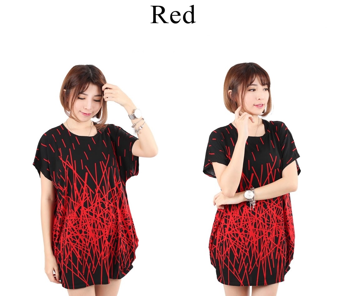 QA-219 Trendy Women Top Red