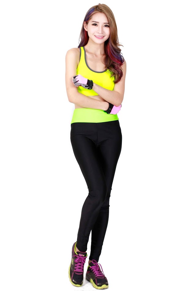 QA-262 Women Sports Pants Green