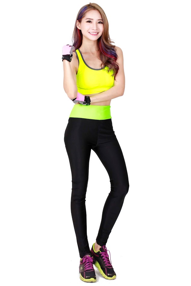 QA-262 Women Sports Pants Green