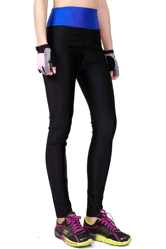 QA-262 Women Sports Pants Blue