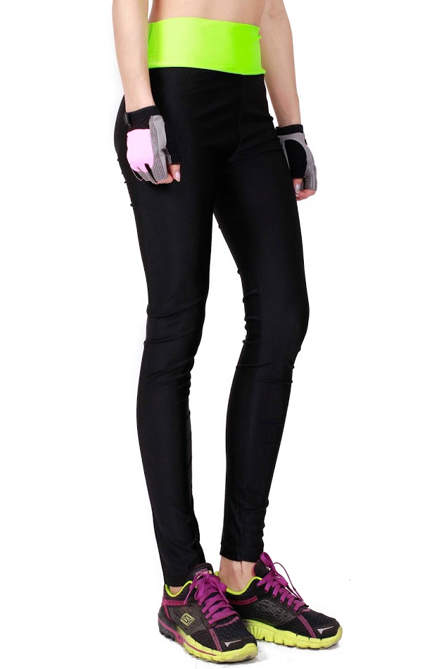 QA-262 Women Sports Pants Green