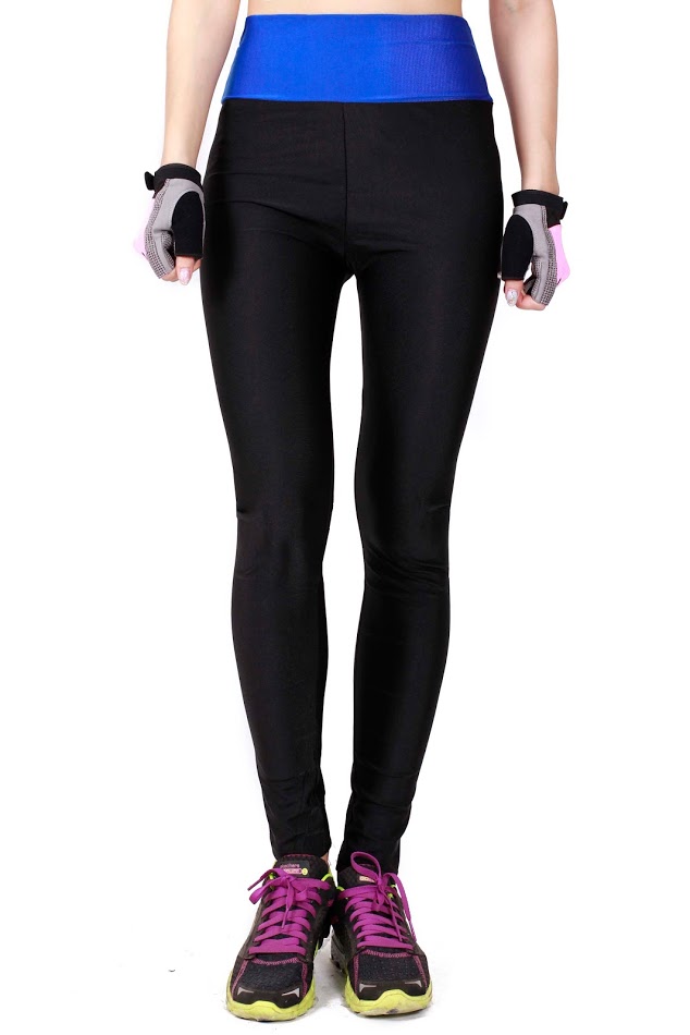 QA-262 Women Sports Pants Blue