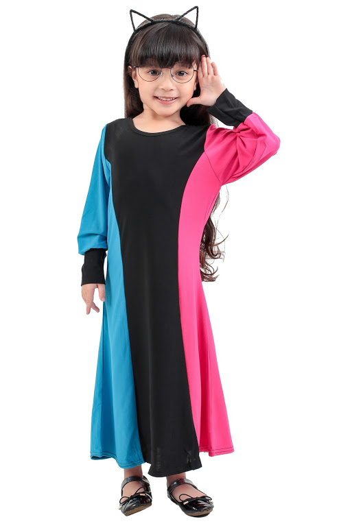 QA-270 Pretty Kids Jubah Blue