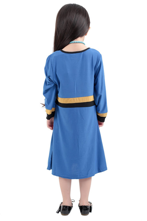 QA-271 Lovely Kids Jubah Blue