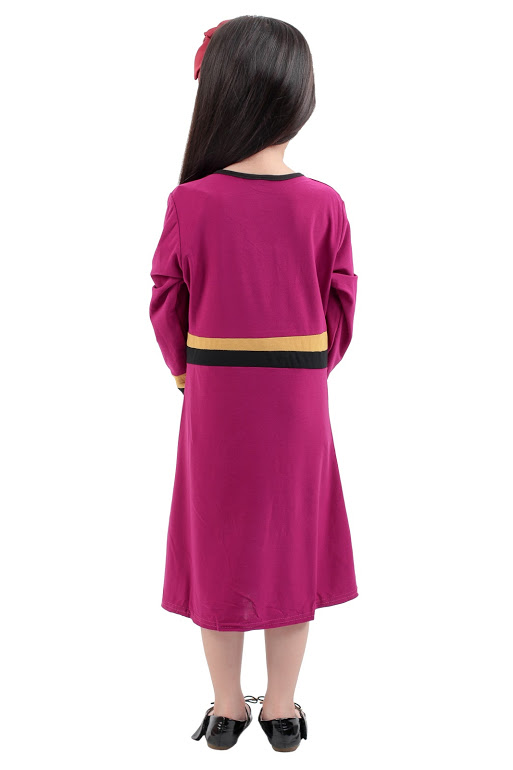 QA-271 Lovely Kids Jubah Magenta