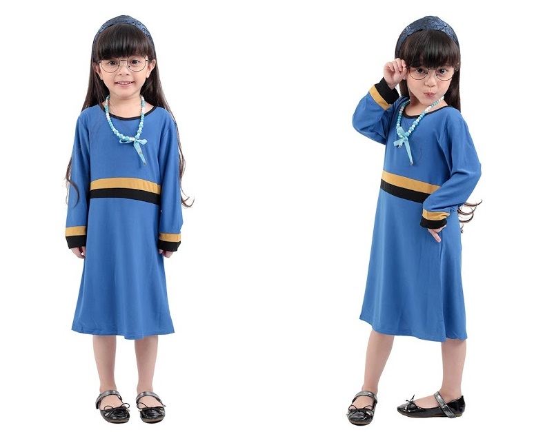 QA-271 Lovely Kids Jubah Blue