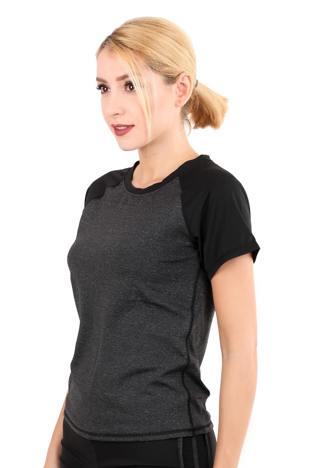 QA-281 Sports Fashion Top Black