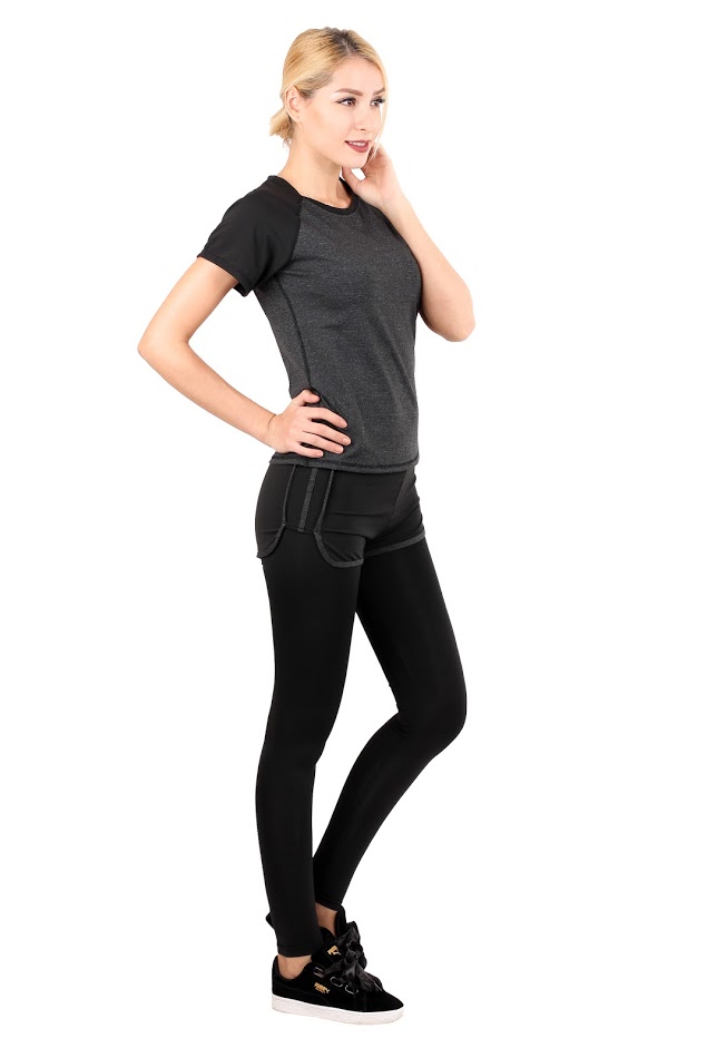 QA-281 Sports Fashion Top Black