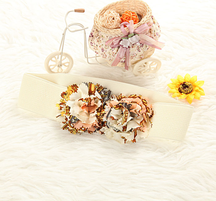 MA1591477 Flower Design Belt (Yellow)