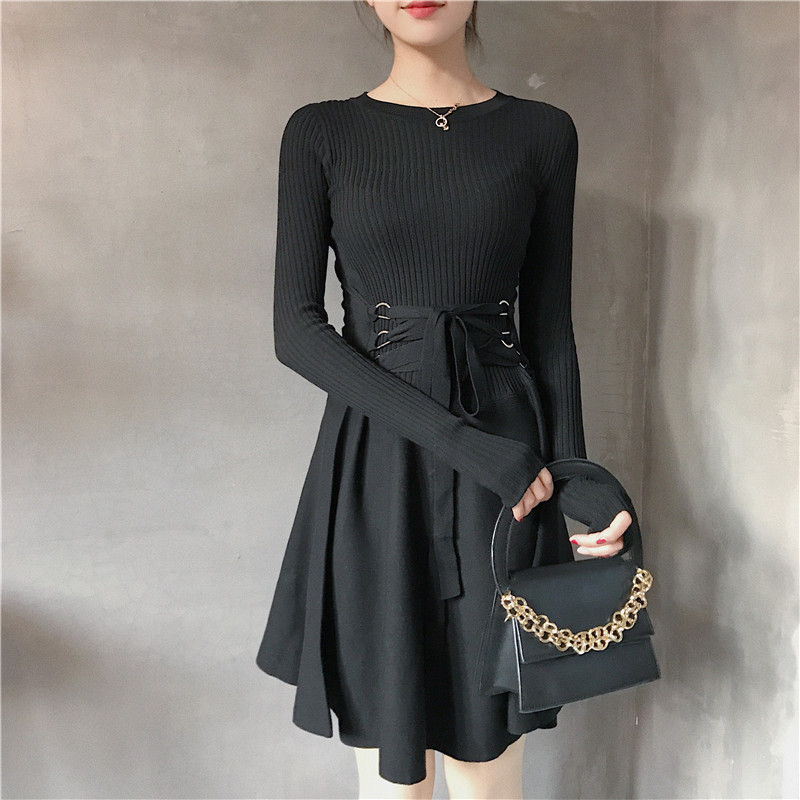 VW12164 Stylish Dress Black