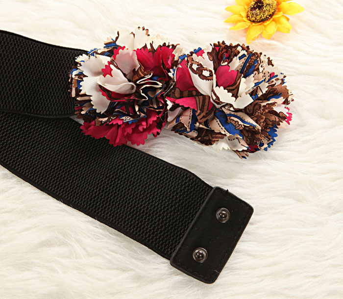 MA1591480 Flower Design Belt (Black)