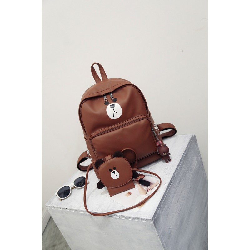 WB21004 Cute Bear Design Backpack