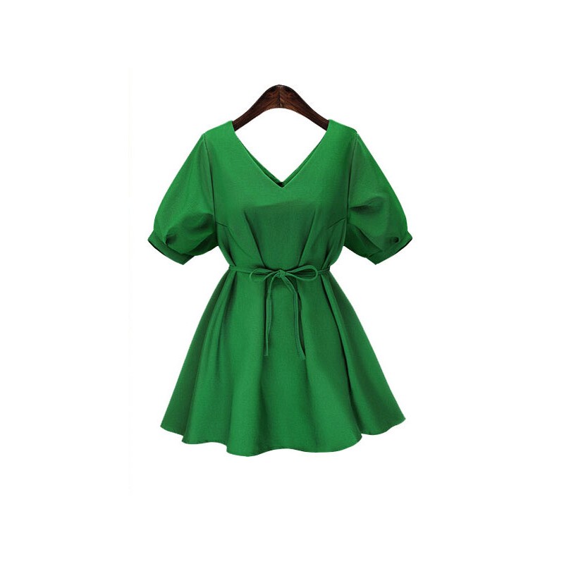 WD21006 Elegant Dress Green