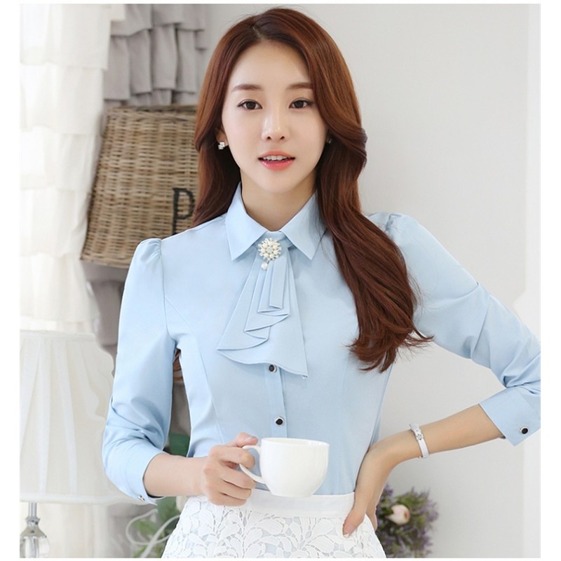 WT21022 Stylish OL Top Blue