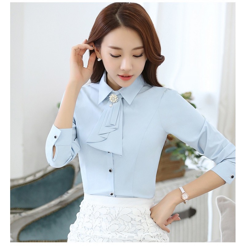 WT21022 Stylish OL Top Blue