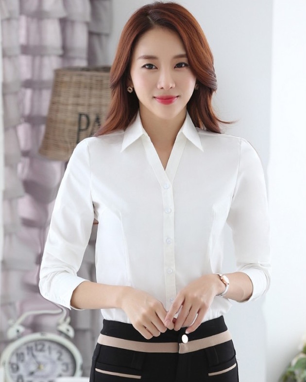 WT21024 Stylish OL Top White