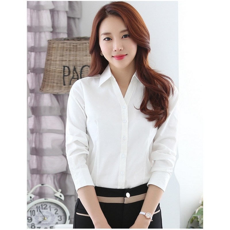 WT21024 Stylish OL Top White