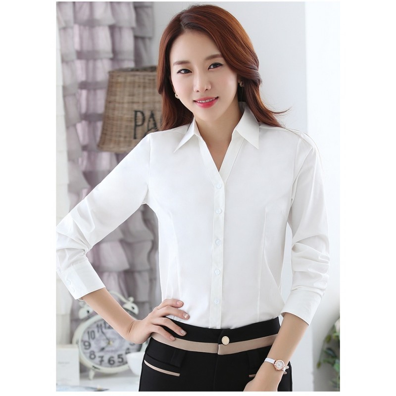 WT21024 Stylish OL Top White