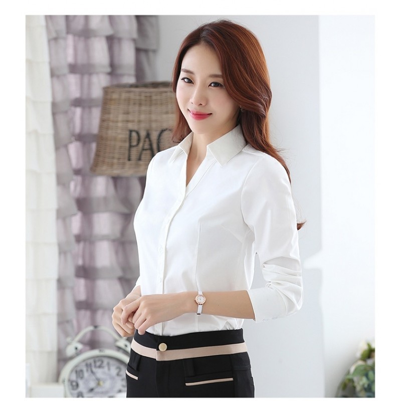 WT21024 Stylish OL Top White