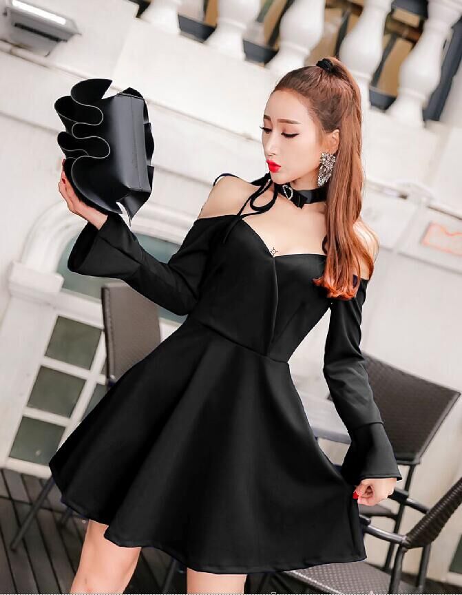 GW2102 Trendy Dress Black