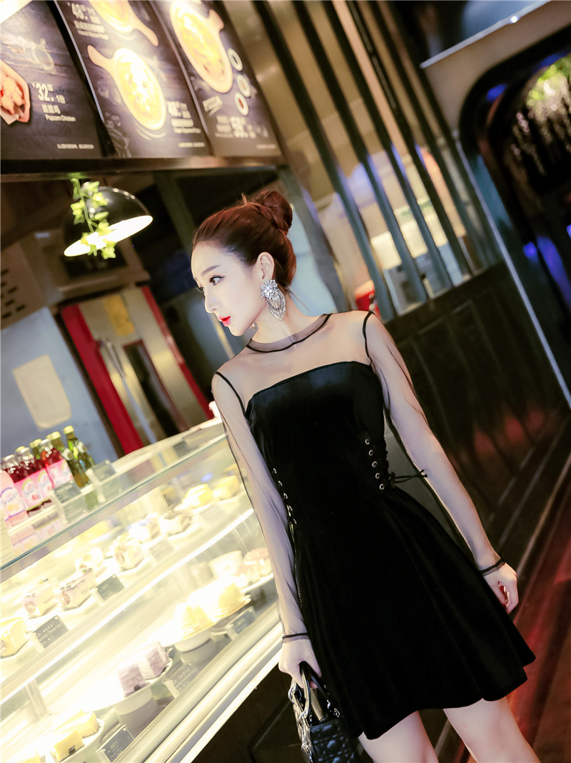 GW2108 Fashion Dress Black