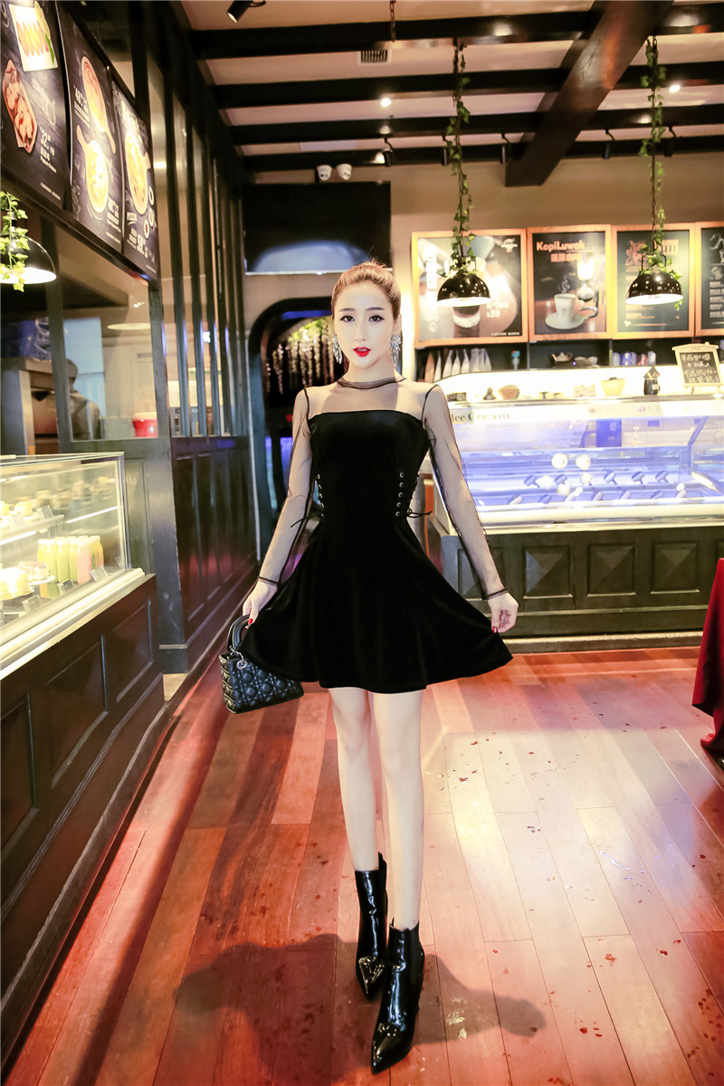 GW2108 Fashion Dress Black