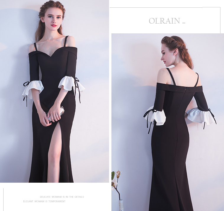 GW2109 Unique Dress Black