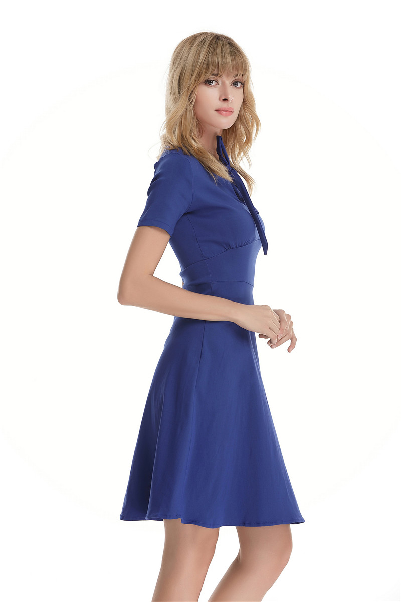 GW2125 Stylish Dress Blue