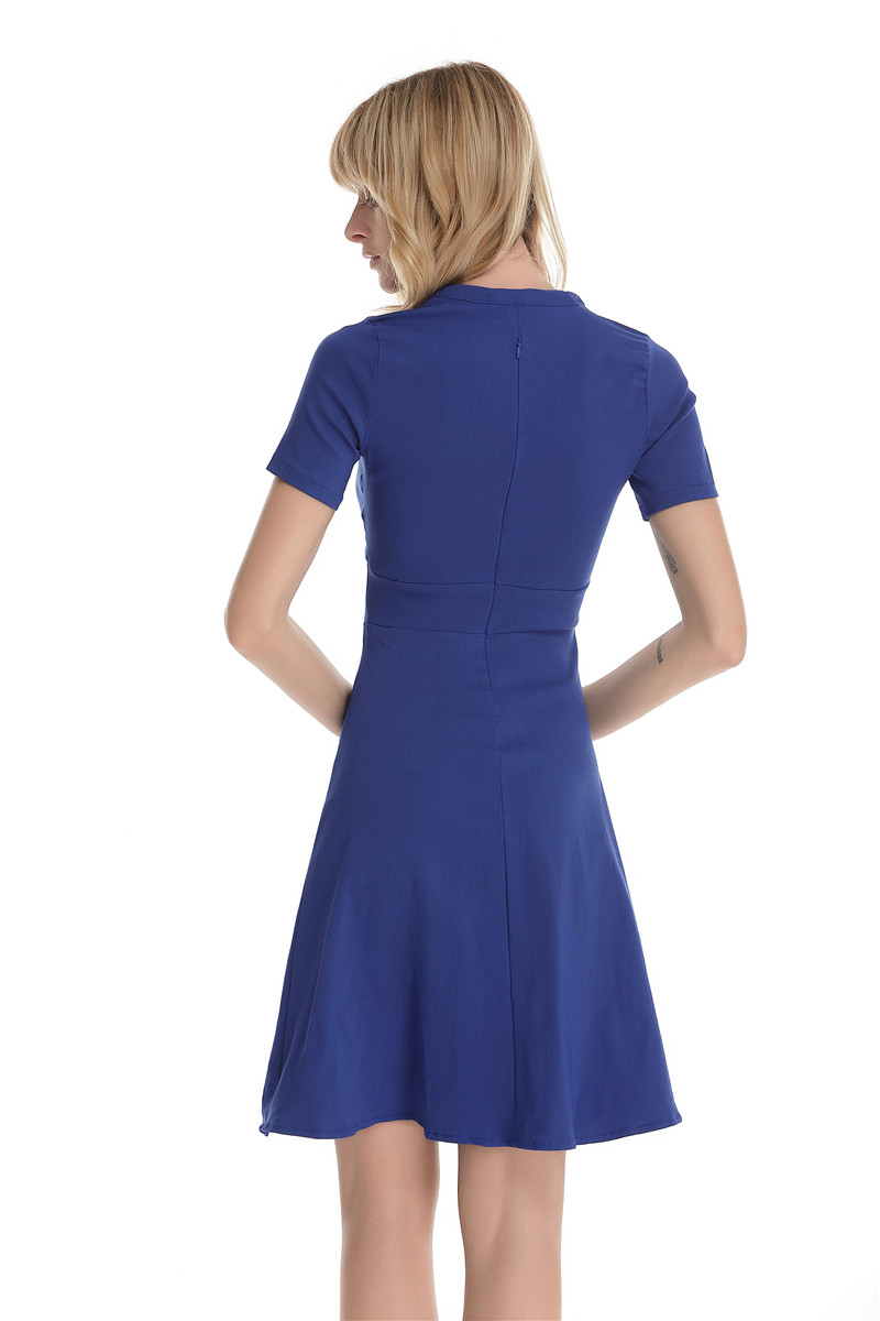 GW2125 Stylish Dress Blue