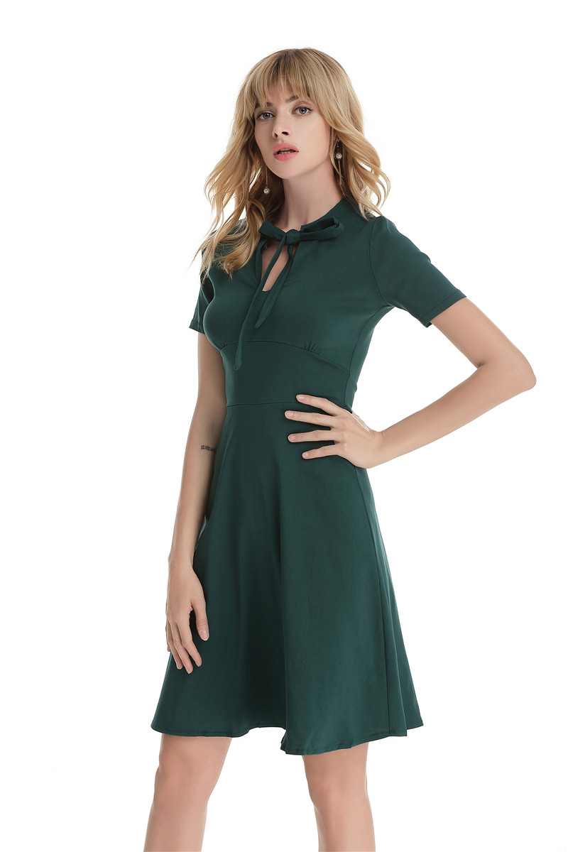 GW2125 Stylish Dress Green