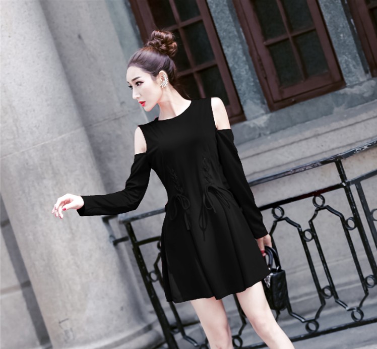 GW2147 Pretty Dress Black