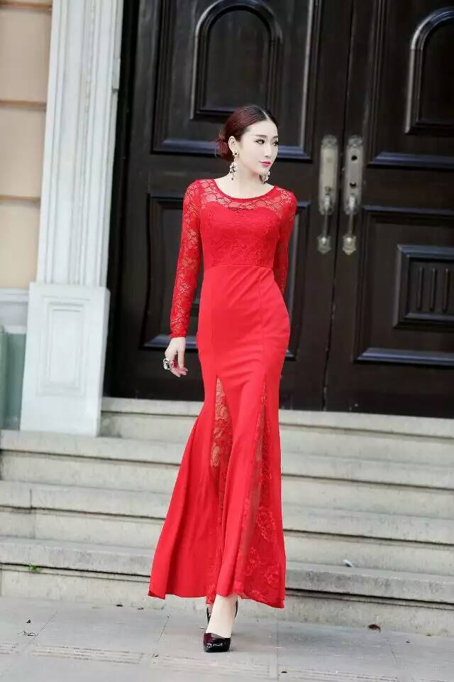 GW2162 Stylish Dress Red