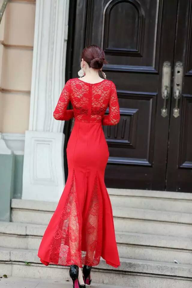 GW2162 Stylish Dress Red