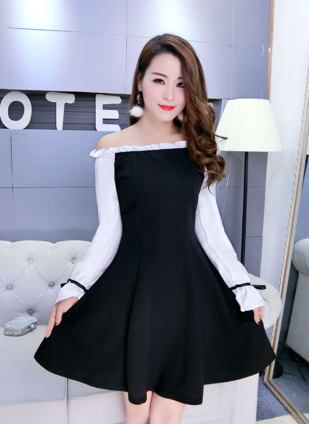 GW2165 Lovely Dress Black