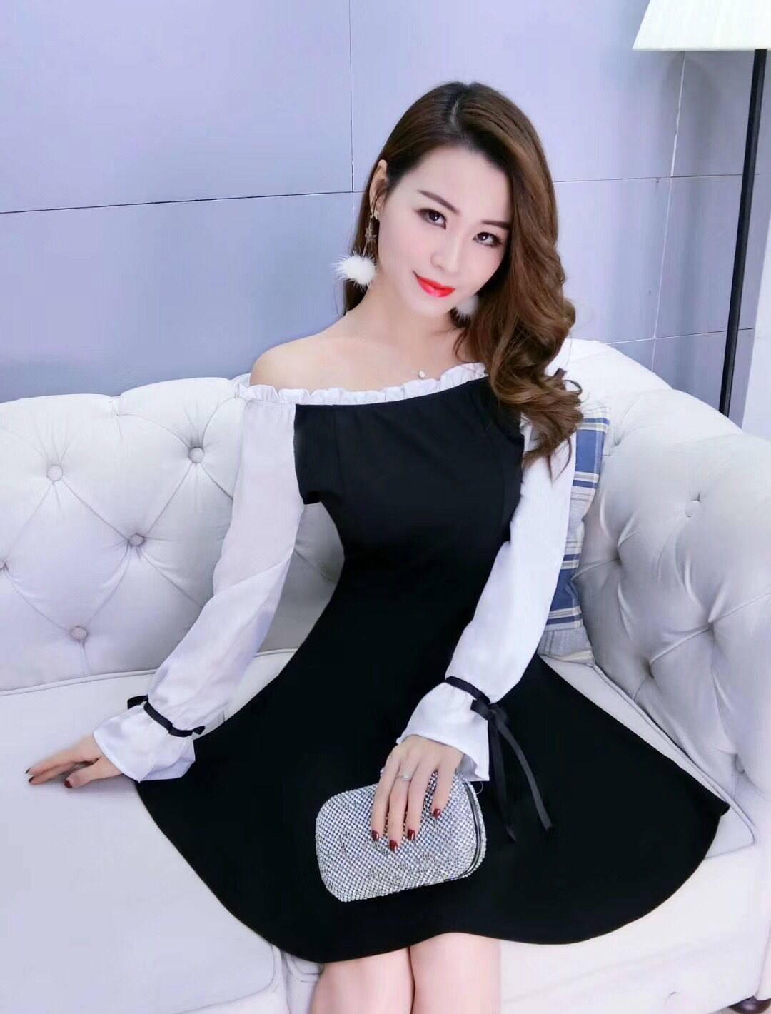 GW2165 Lovely Dress Black