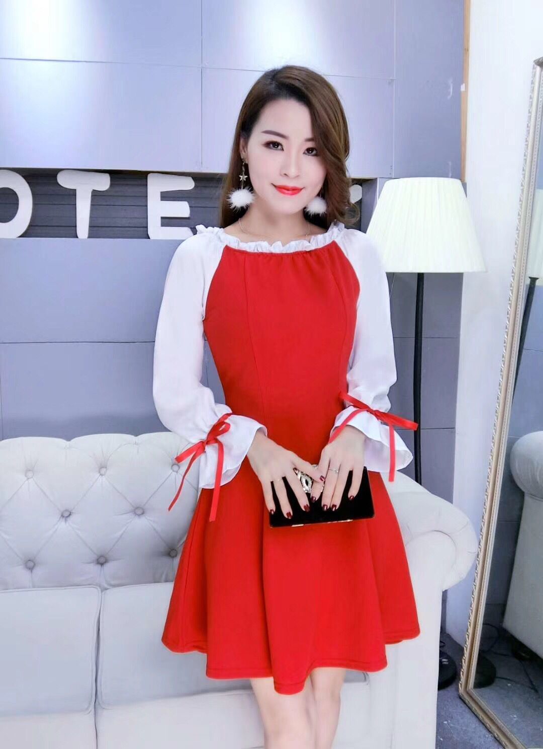 GW2165 Lovely Dress Red