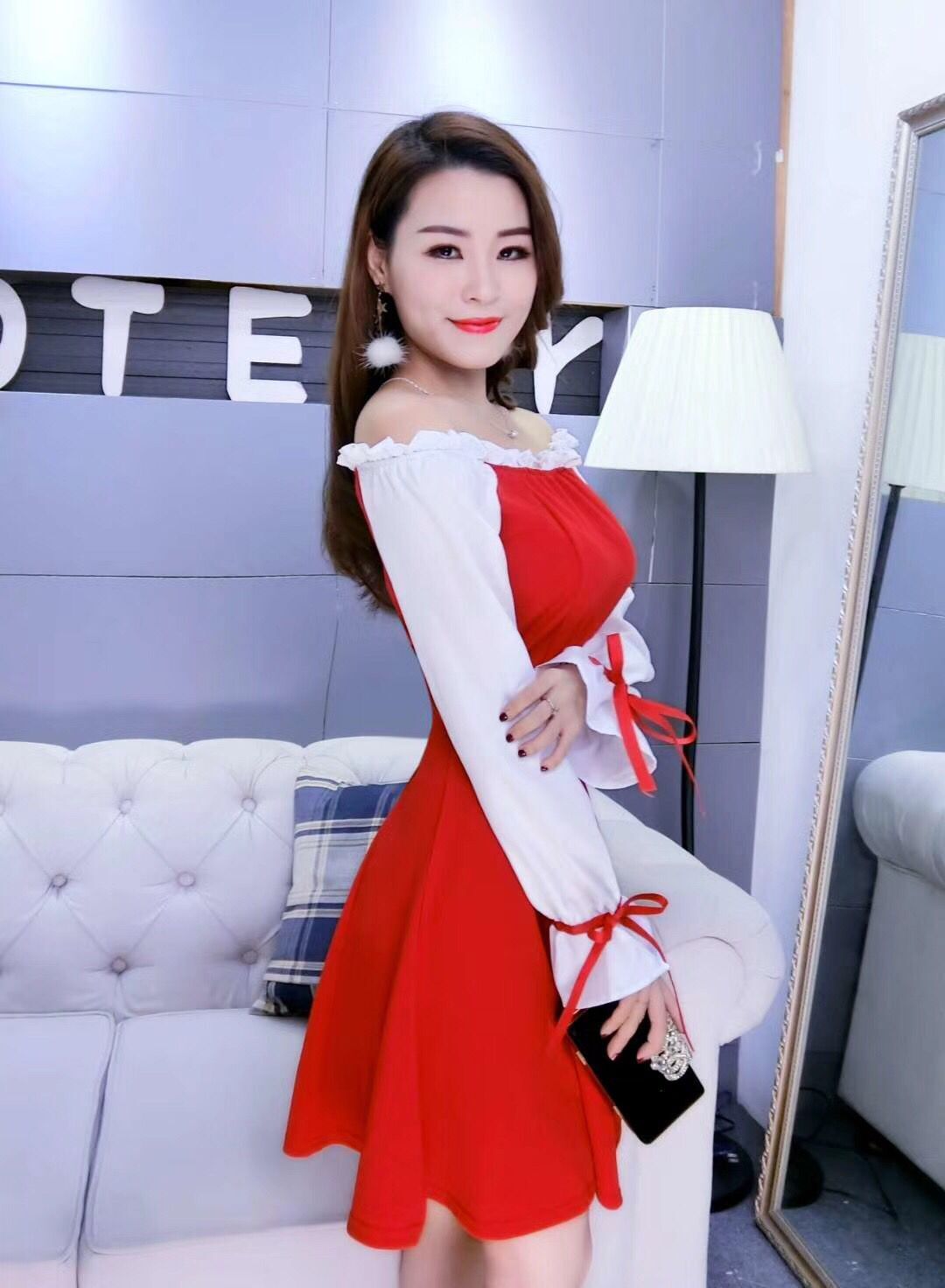 GW2165 Lovely Dress Red